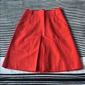 Kate Spade Vibrant Red A-Line Skirt